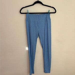 LuLaRoe Blue Polka Dot Leggings